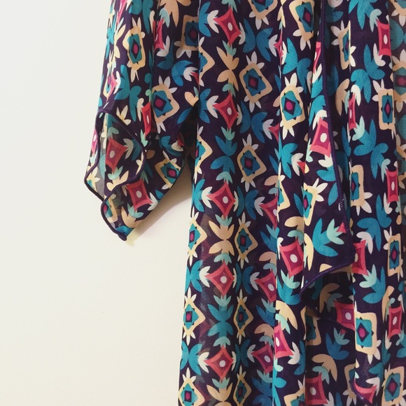 NWT LuLaRoe small Shirley boho kimono - Picture 2 of 4